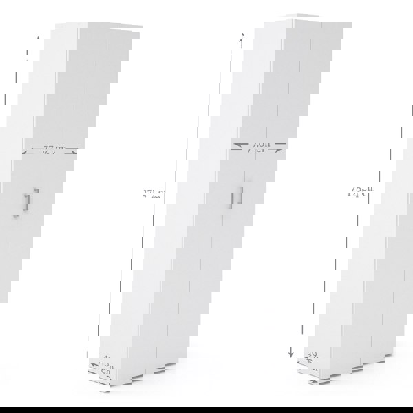 Furniture To Go Space Wardrobe with 2 doors White 1750