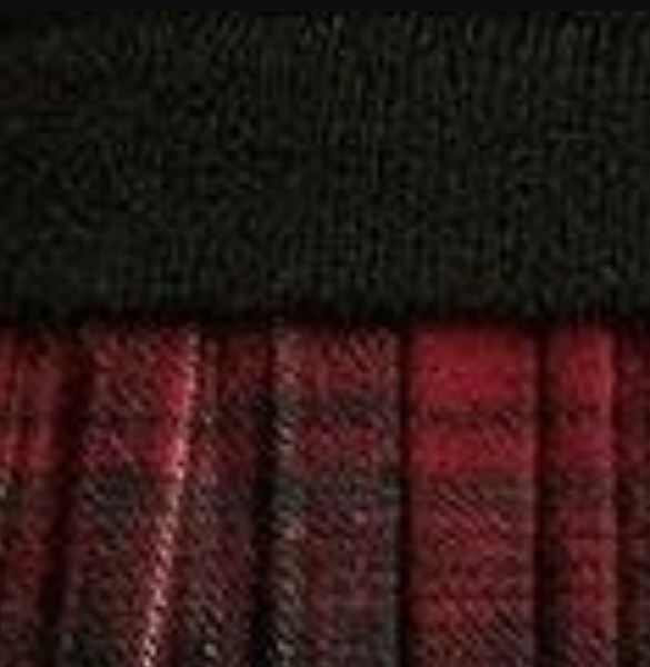 Izabel London Tartan Print Contrast Texture Midi Dress