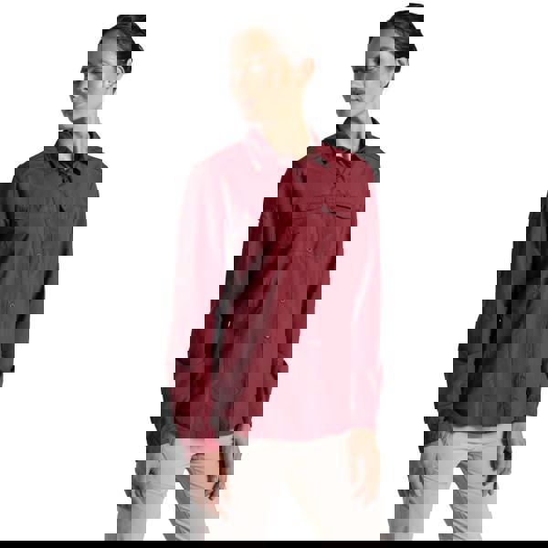 Craghoppers Womens/Ladies Adventure III Nosilife Long-Sleeved Shirt - Riad Red - 