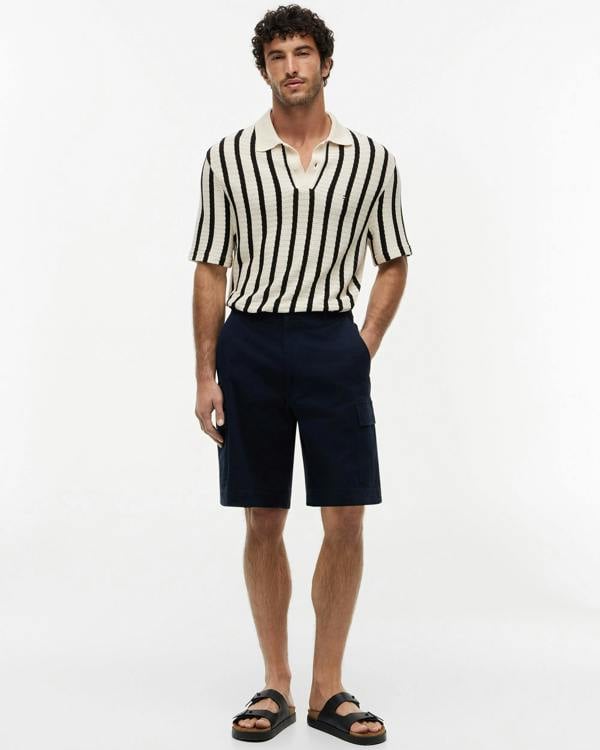 Tommy Hilfiger Essential Mens Twill Cargo Shorts - Desert Sky