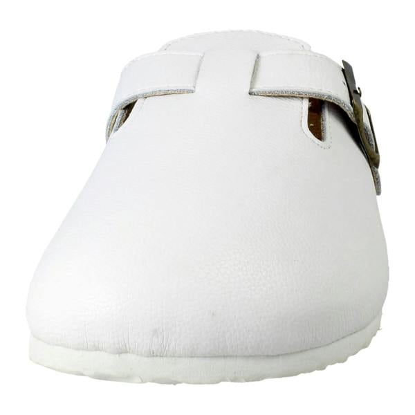 Down to Earth Ladies Down To Earth Buckle Detailed Slip On Mule Sandals F80591