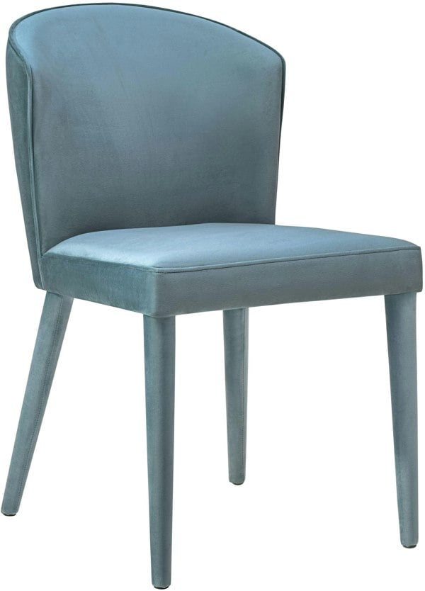 Furniture Edit Metropolitan Sea Blue Velvet Chair