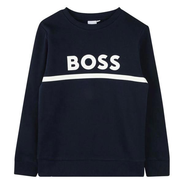 Boss Childrens/Kids Crew Neck Sweatshirt - Navy - 
