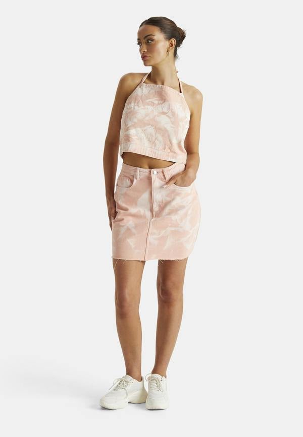 Urban Bliss Tie Dye Halterneck Top