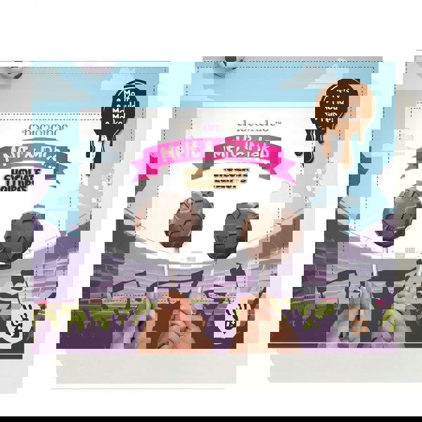 CHOC ON CHOC Melt & Make Chocolate Football Lollies