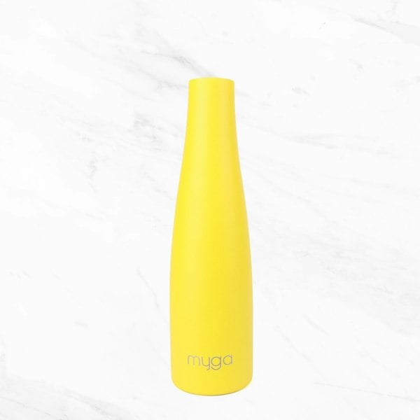 Myga Bali Insulated Water Bottles – Available in Yellow, Green, and Pink for Tropical Elegance