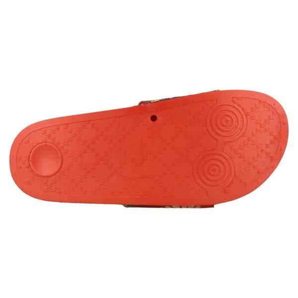 Spot On Ladies Spot On Chinese Print Mule Sandals