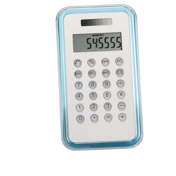 MidOcean Culca 8 Digit Display Calculator - Transparent Blue - 