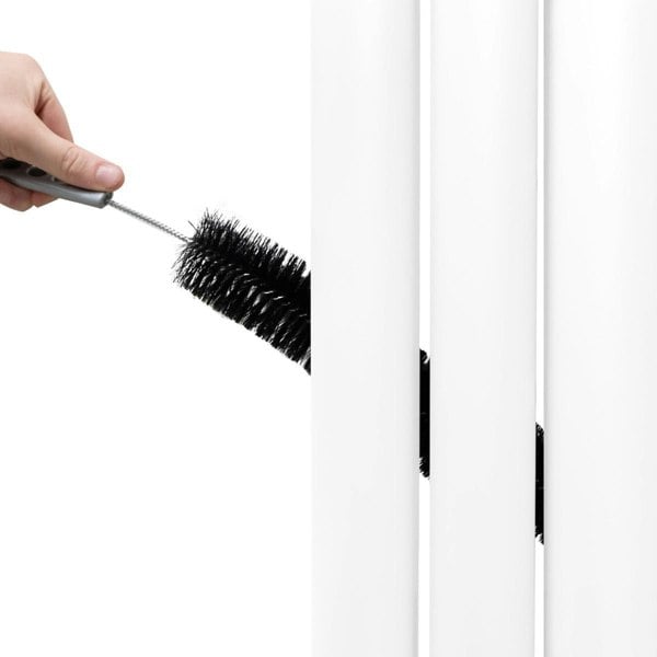 Monstershop Oval Mirror Radiator - 1800mm x 380mm - White