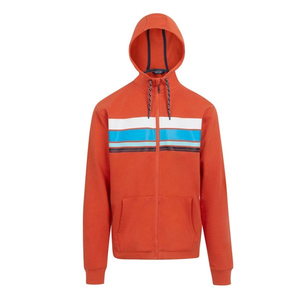 Regatta Mens Shorebay II Full Zip Hoodie - Rusty Orange