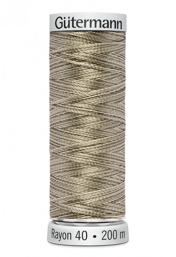 Gutermann No 40 Sulky Rayon Embroidery Thread 200m Rayon Thread Suitable For Embroidery