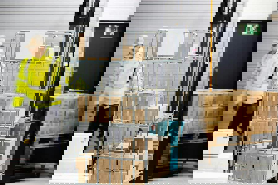 Durable Clip-On Ticket Label Holder Document Pocket | 10 Pack | A4