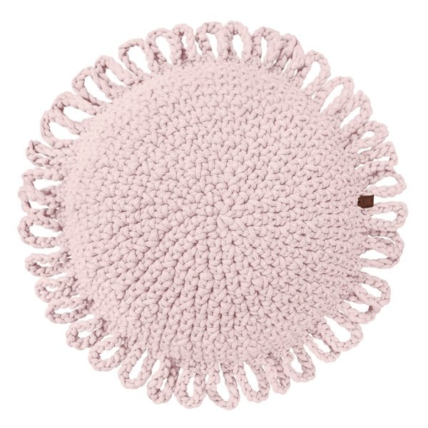 Zuri House Crochet kids cushion FUN | PALE PINK