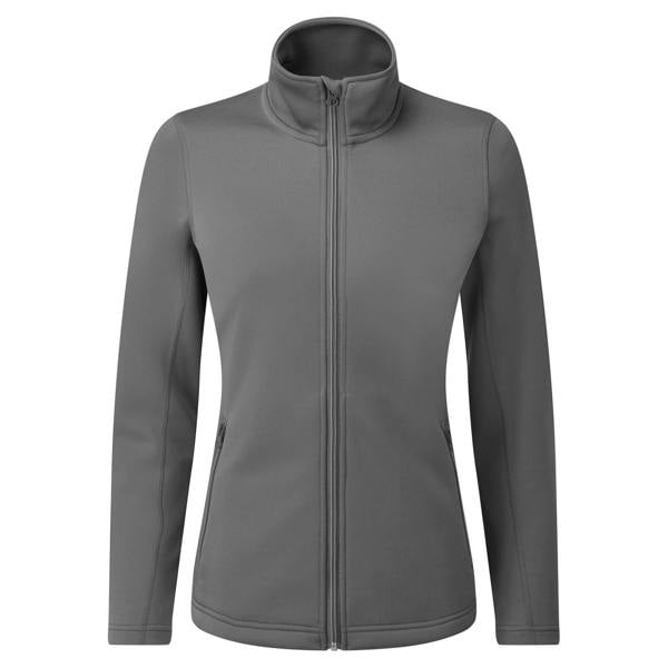 Premier Womens/Ladies Dyed Sweat Jacket - Dark Grey - 