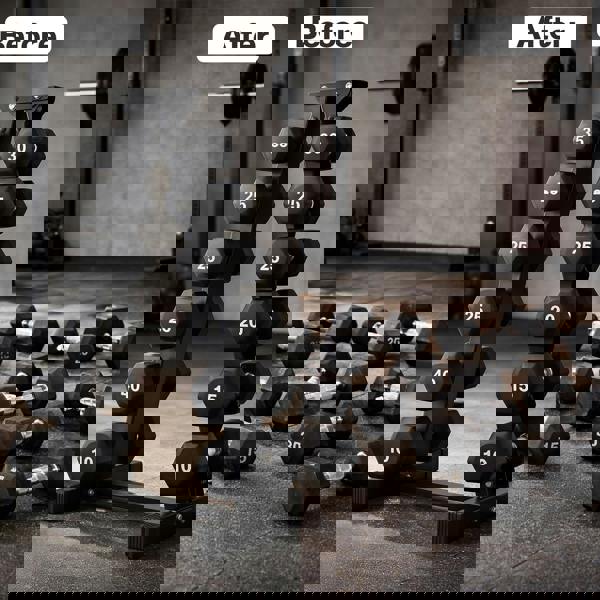 Centra Dumbbells Stand Rack 400KG Heavy Duty Weight Storage Holder Alloy Steel