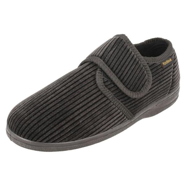 Rosebank Mens Rosebank Extra Wide Fit Indoor Slippers Kevin