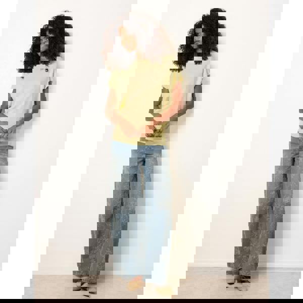 Blue Vanilla Short Sleeve Texture Knit Top