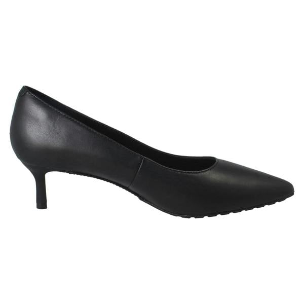 Clarks Ladies Clarks Slip On Pointed Toe Court Shoes Adela Court