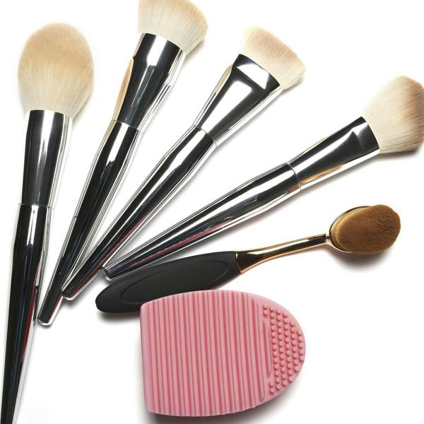 Aquarius Silicone Egg Makeup Sponge Scrubber Brush Cleaner Pink Reusable Tool