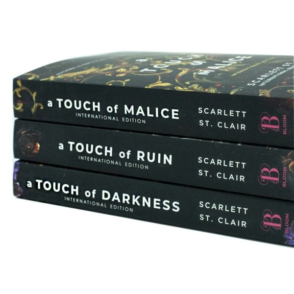 Hades X Persephone 3 Book Set By Scarlett St. Clair (A Touch of Darkness, of Ruin & of Malice)