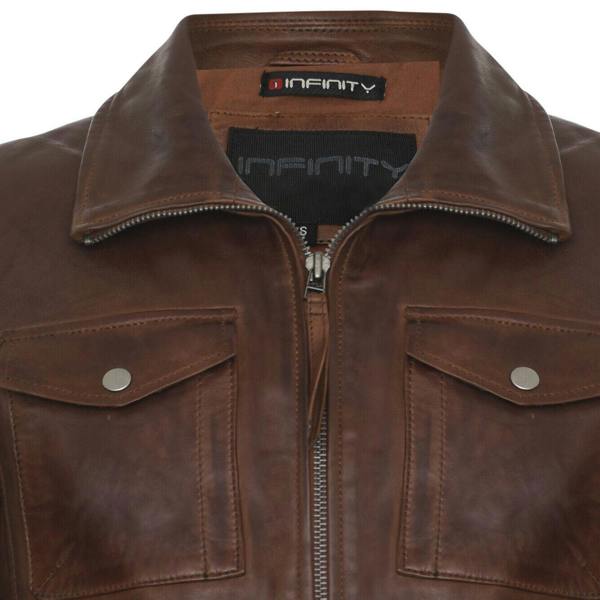 Infinity Leather Mens Timber Safari Coat-Santa Cruz