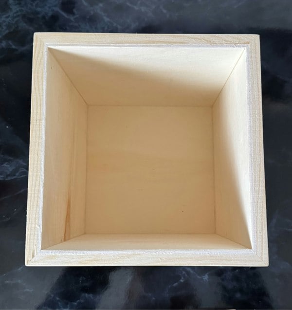 Diletto Gifts Set of 2 Pine ABCD Childs Square Boxes