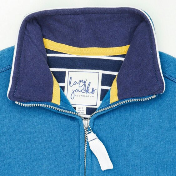 Lazy Jacks LJ33 - Ladies Full Zip Sweatshirt - Teal