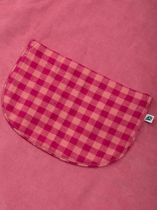 Kite Girls Organic Damson Check Reversible Apron