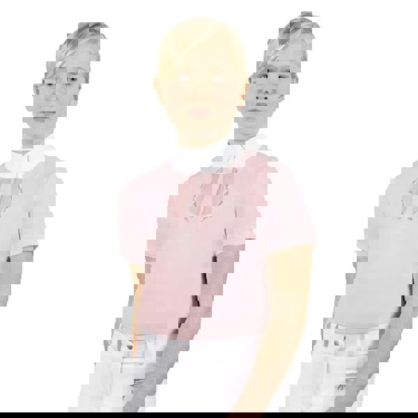 Coldstream Girls Next Generation Larkhall Diamante Show Shirt - Blush Pink - 