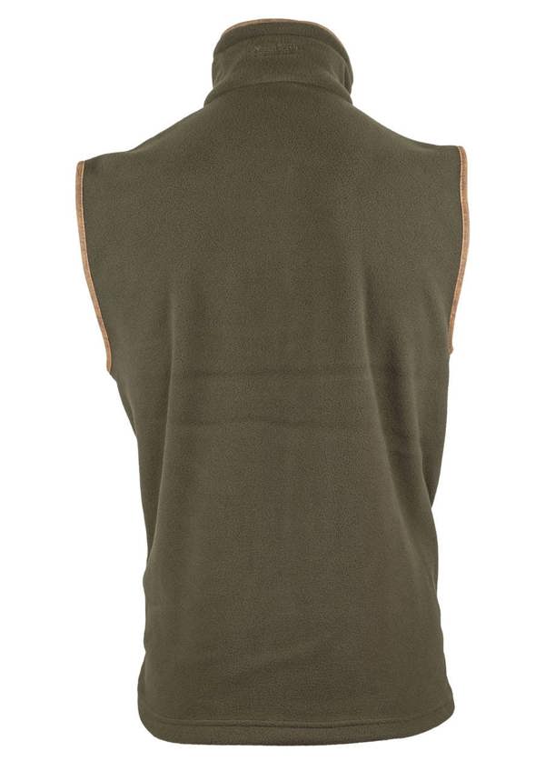 Jack Pyke Countryman fleece gilet with pheasant with branding on the nape of the neck