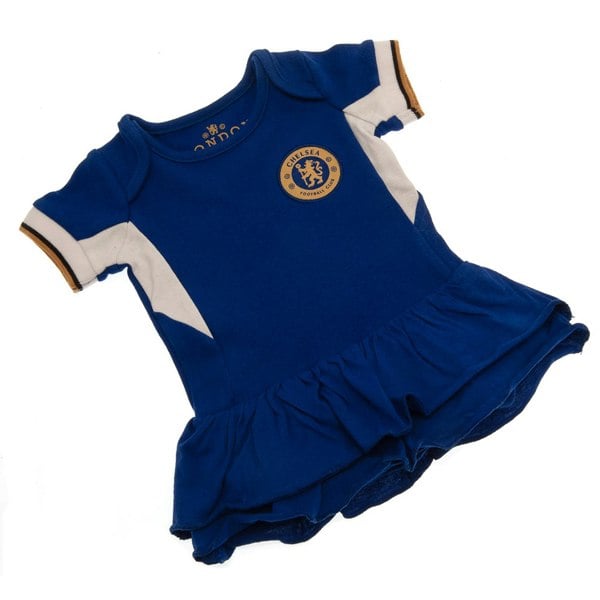 Chelsea FC Baby 2023-2024 Tutu Skirt Bodysuit - Royal Blue/White/Gold