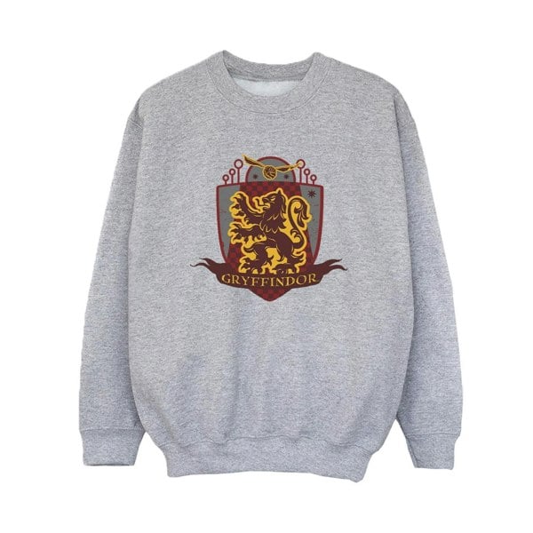 Harry Potter Boys Gryffindor Chest Badge Sweatshirt - Sports Grey