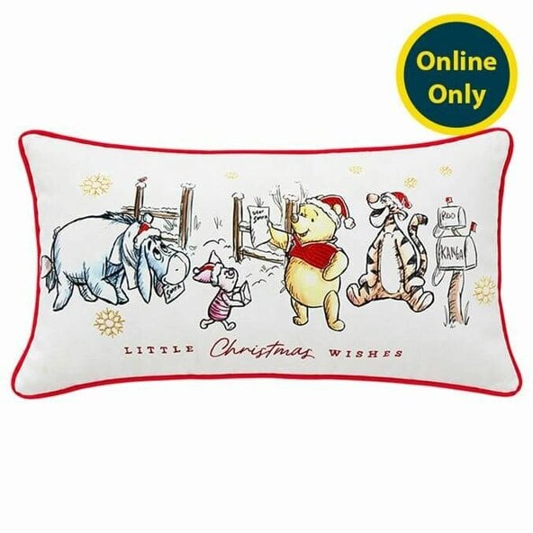 Garden Greatness Winnie The Pooh Christmas Character Cushion