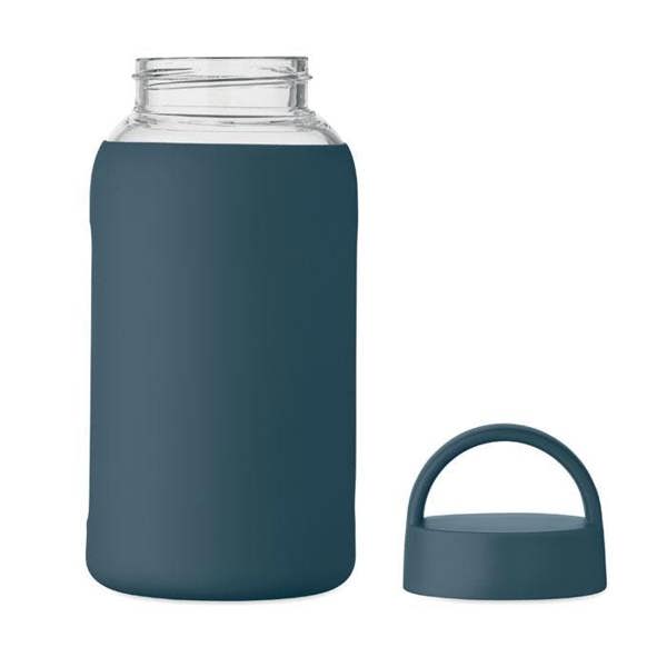 MidOcean Boris Borosilicate Glass 600ml Water Bottle - French Navy - 