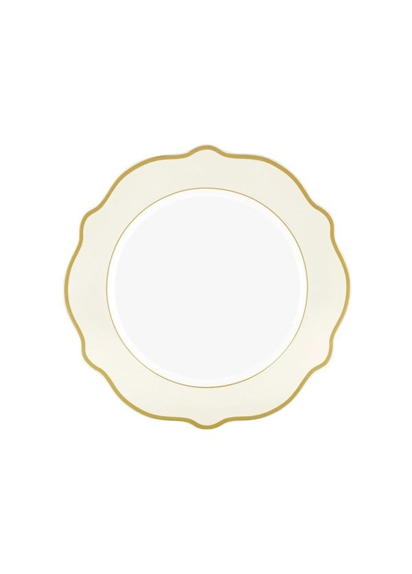 Rozi Jaswely Collection Porcelain Side Plates, Set of 6 (Cream)