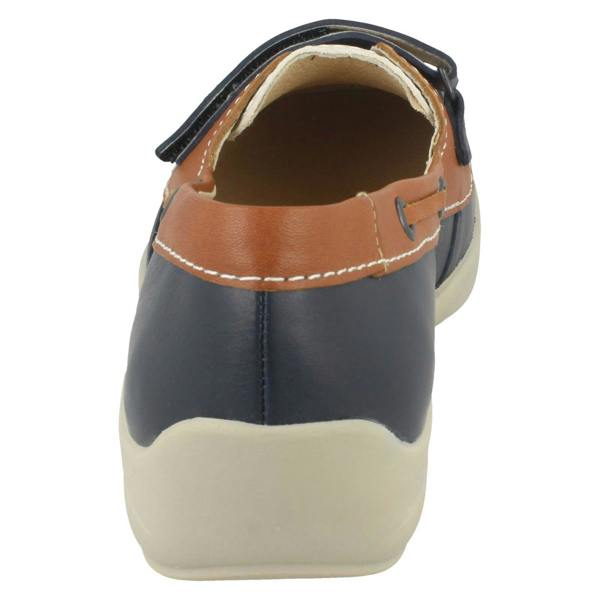 DB Shoes Ladies Easy B Flat Loafer Style Shoes - Elizabeth