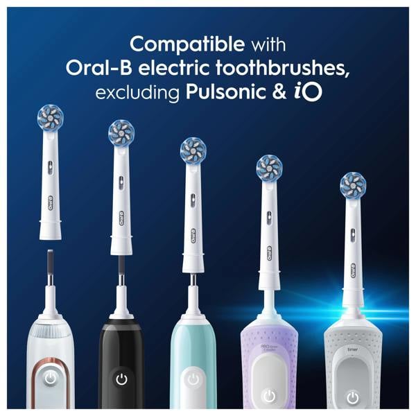 Oral-B Pro Sensitive Clean Toothbrush Heads, 4 Counts