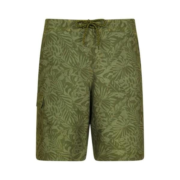 Mountain Warehouse Mens Ocean Tropical Board Shorts - Dark Khaki - 