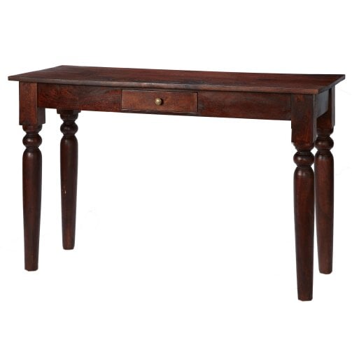 Wyld Haus Oxford Mahogany Mango Wood Console Table 1 Drawer