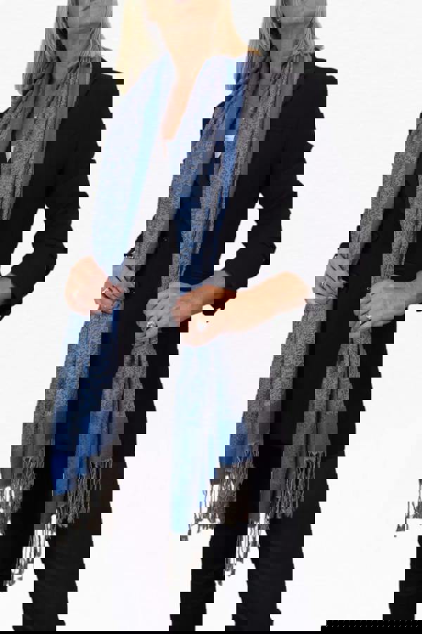 Paulo Due Paisley Jacquard Fine Pashmina Shawl Wrap