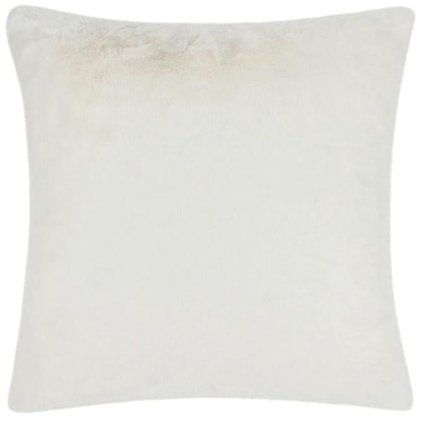 Paoletti Stanza Faux Fur Cushion Cover - White