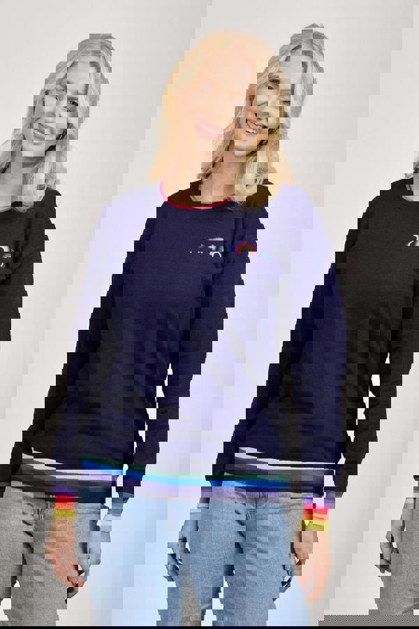 Mudflower Rainbow Drop Shoulder Jumper