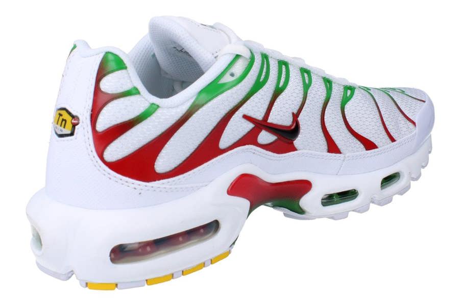 Nike Air Max Plus Mens Running Trainers Dm0032 Shoes  108 - White Black Kelly Green 108 - Photo 2
