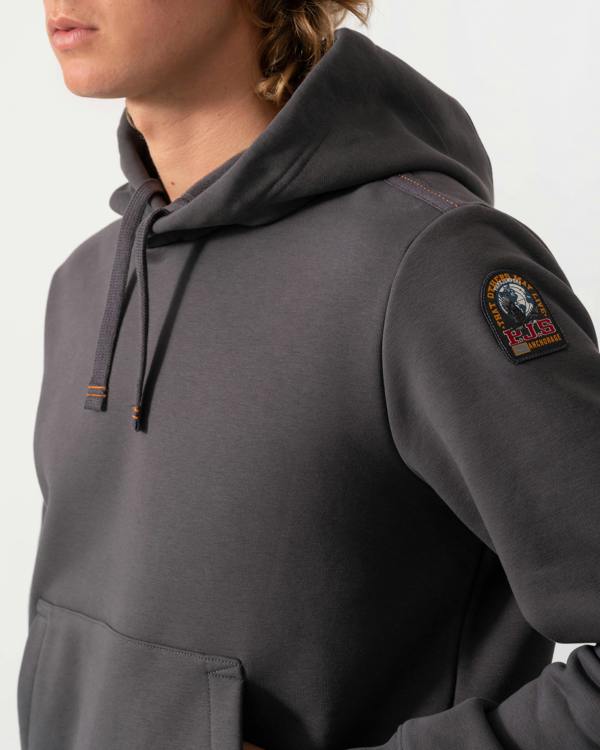 Close up of the Parajumpers Everest Mens Hoodie - Phantom 736