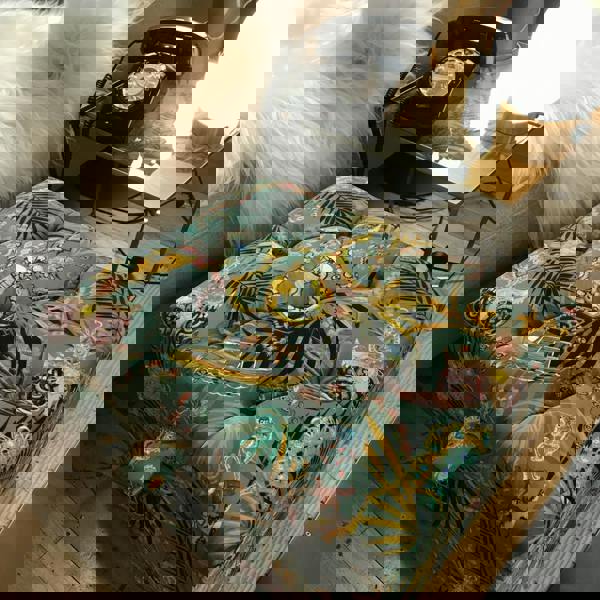 Bespoke small buttoned ottoman seat UK handmade design
