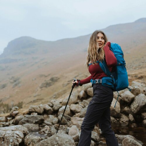 Trekmates Hiker Shock Adjustable Walking Pole AntiShock Hiking Trekking Outdoor