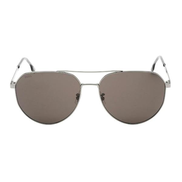 Hugo Boss Ruthenium Frame Grey Lens Sunglasses One Size