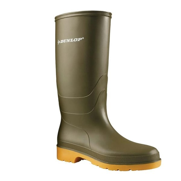 Dunlop Junior Dull Wellies - Green