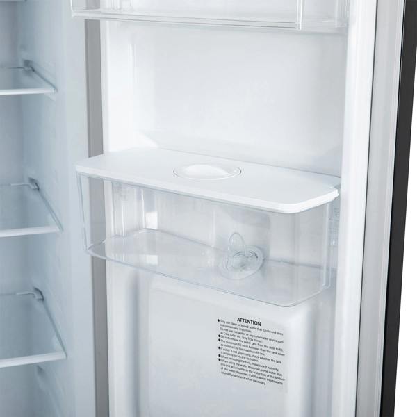 Willow 430L American Style Fridge Freezer WSBS84DB - Black