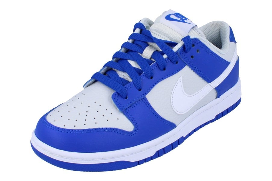 Nike Dunk Low Mens Trainers Fn3416 001 - Photon Dust White Racer Blue 001 - Photo 0